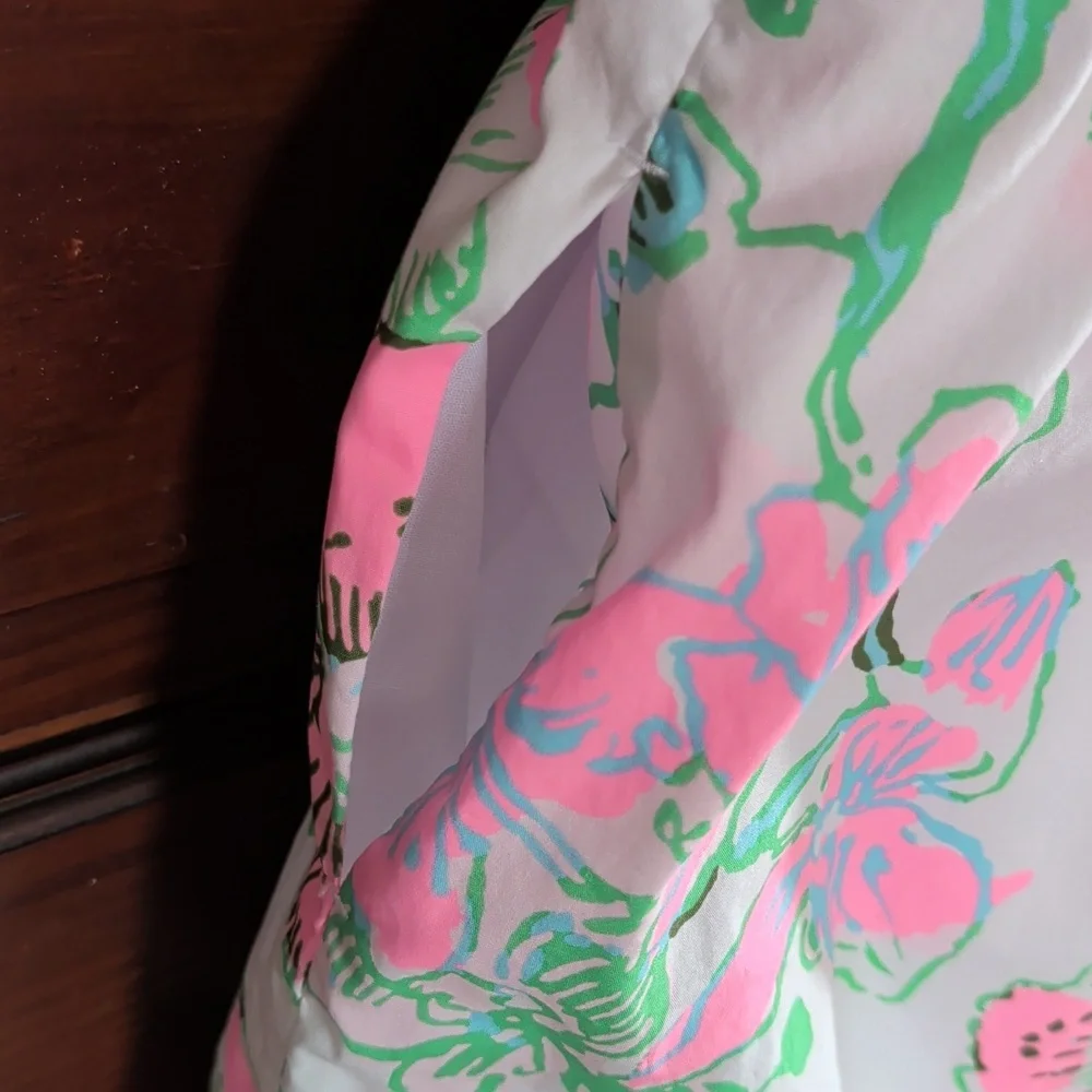 Lilly Pulitzer Mini Knoxlie Dress In Multi Oversized Orchids 12 - Picture 12 of 13
